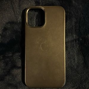 Apple leather MagSafe iPhone 12 Pro Max case